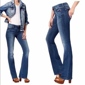 7 For All Mankind - Low rise bootcut jeans